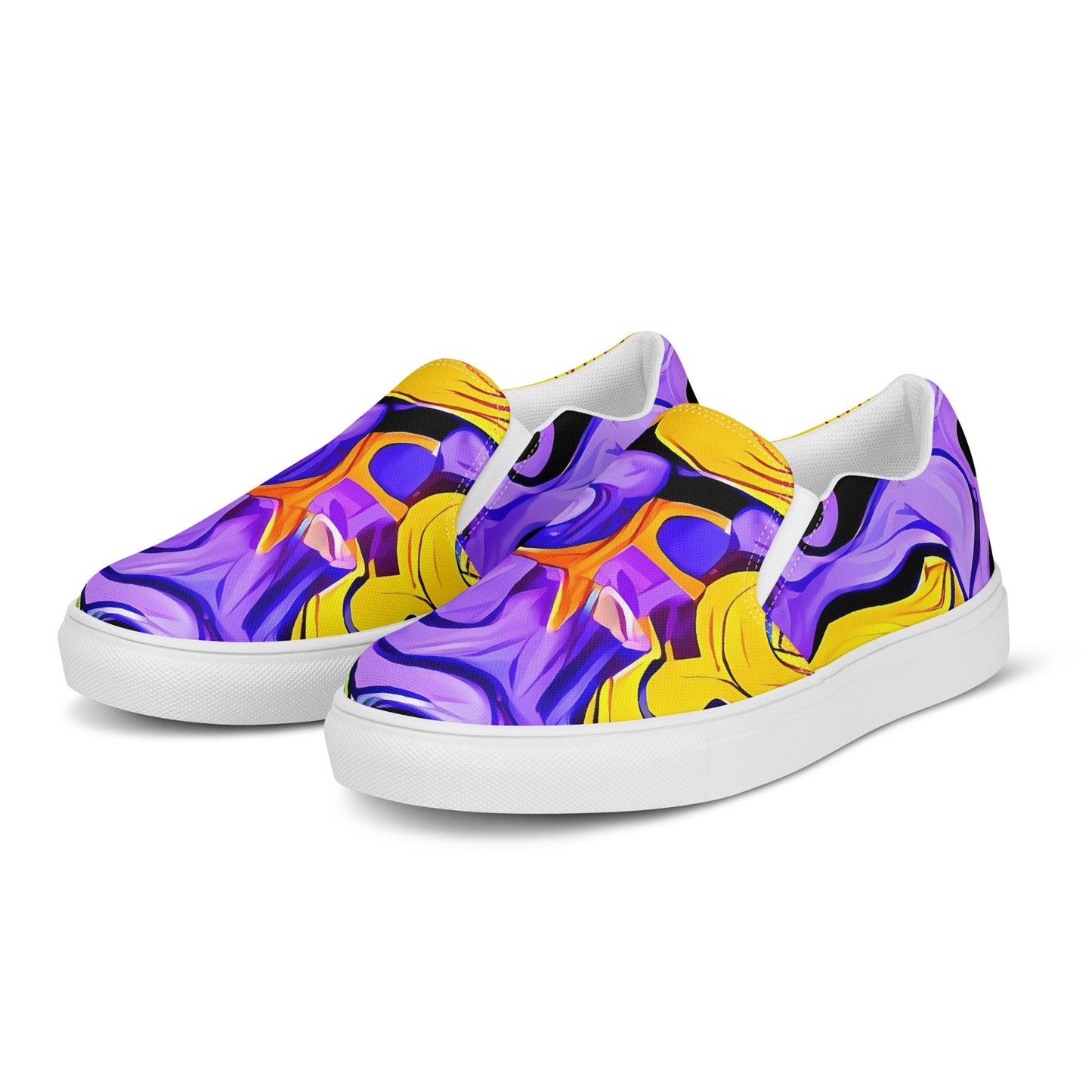 Men's Slip-On Canvas Shoes - Bosschaert Swirl