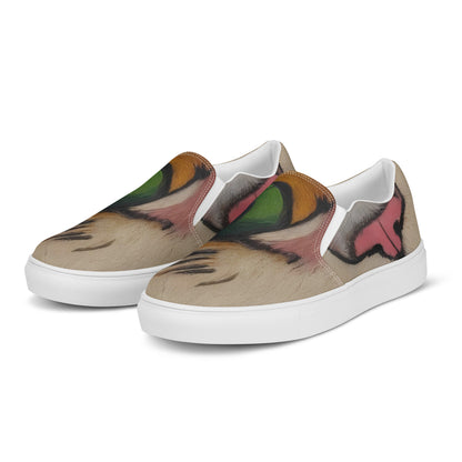 Men's Slip-On Canvas Shoes - Emerald Gaze