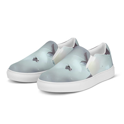 Women's Slip-On Canvas Shoes - Nebula Wisp