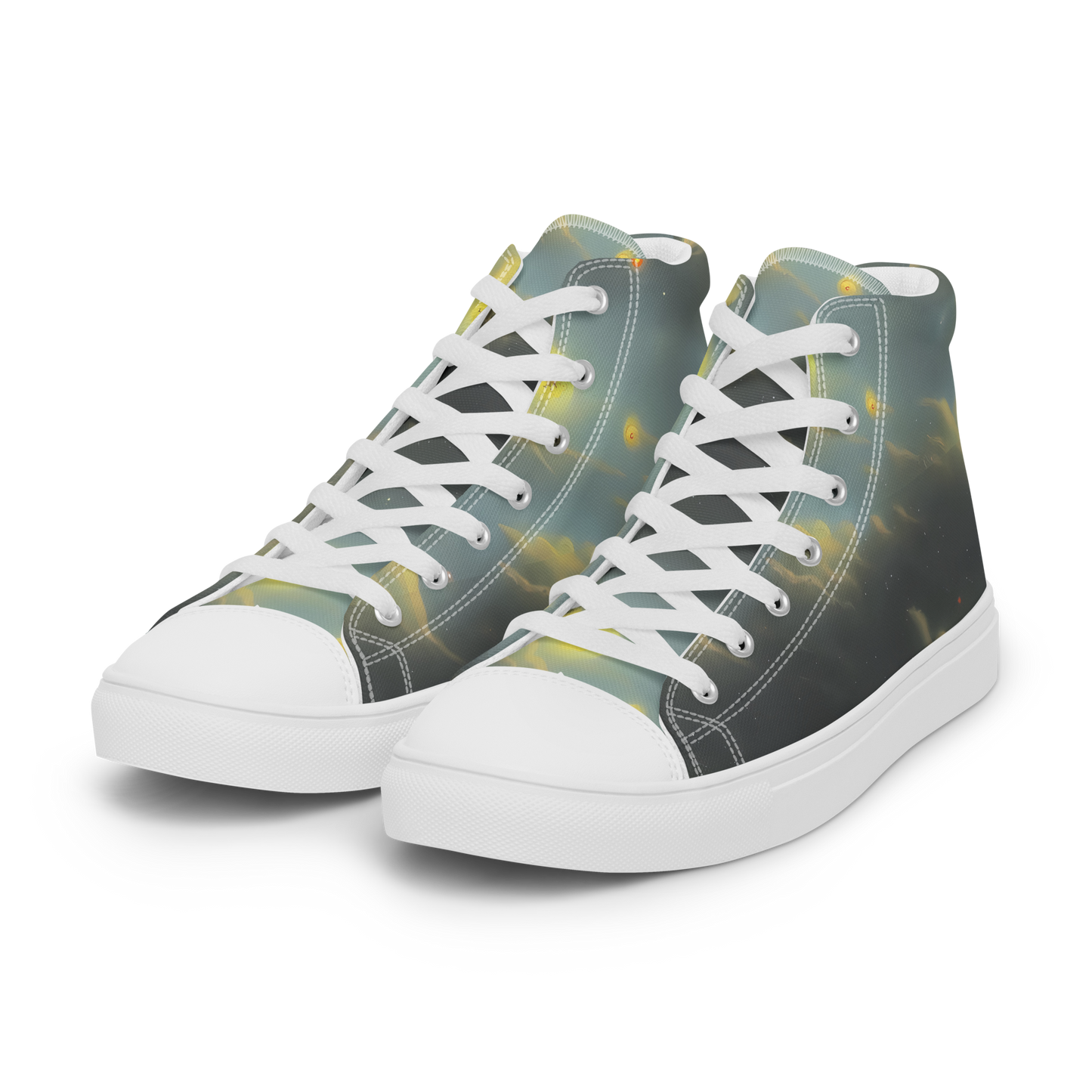 Men's High Top Canvas Shoes - Dreamy Ascent