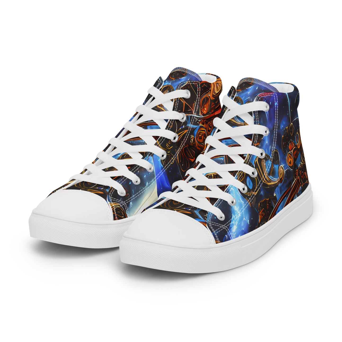 Women's High Top Canvas Shoes - Pimenov's Cosmos