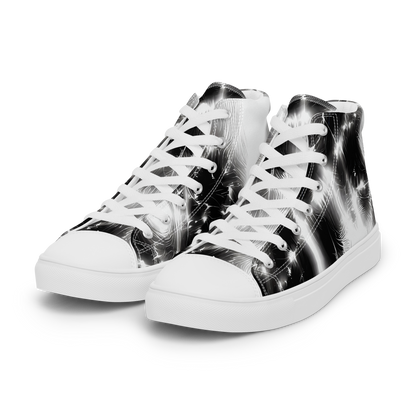 Women's High Top Canvas Shoes - Electric Nightfall