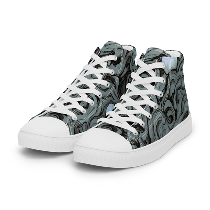 Women's High Top Canvas Shoes - Caruso Swirl