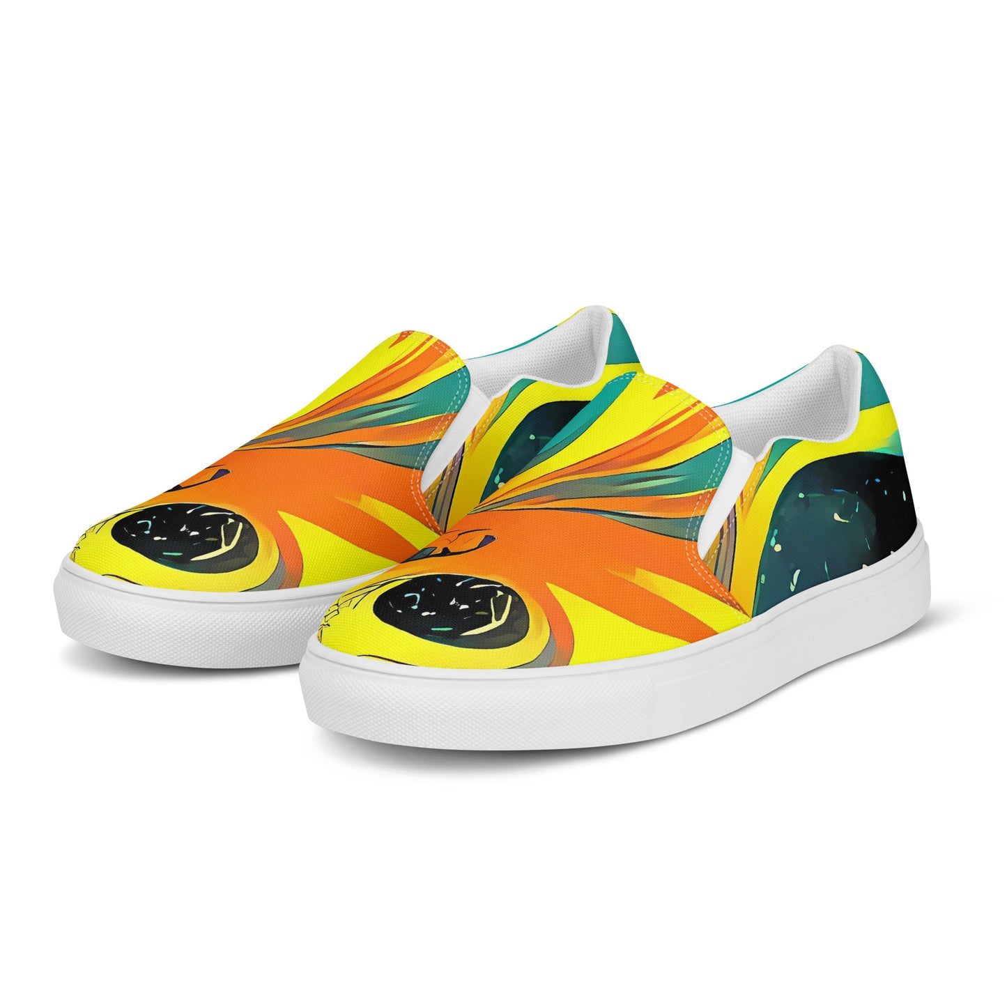 Women's Slip-On Canvas Shoes - Void Swirl