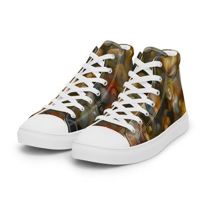 Women's High Top Canvas Shoes - Cryptic Canvas