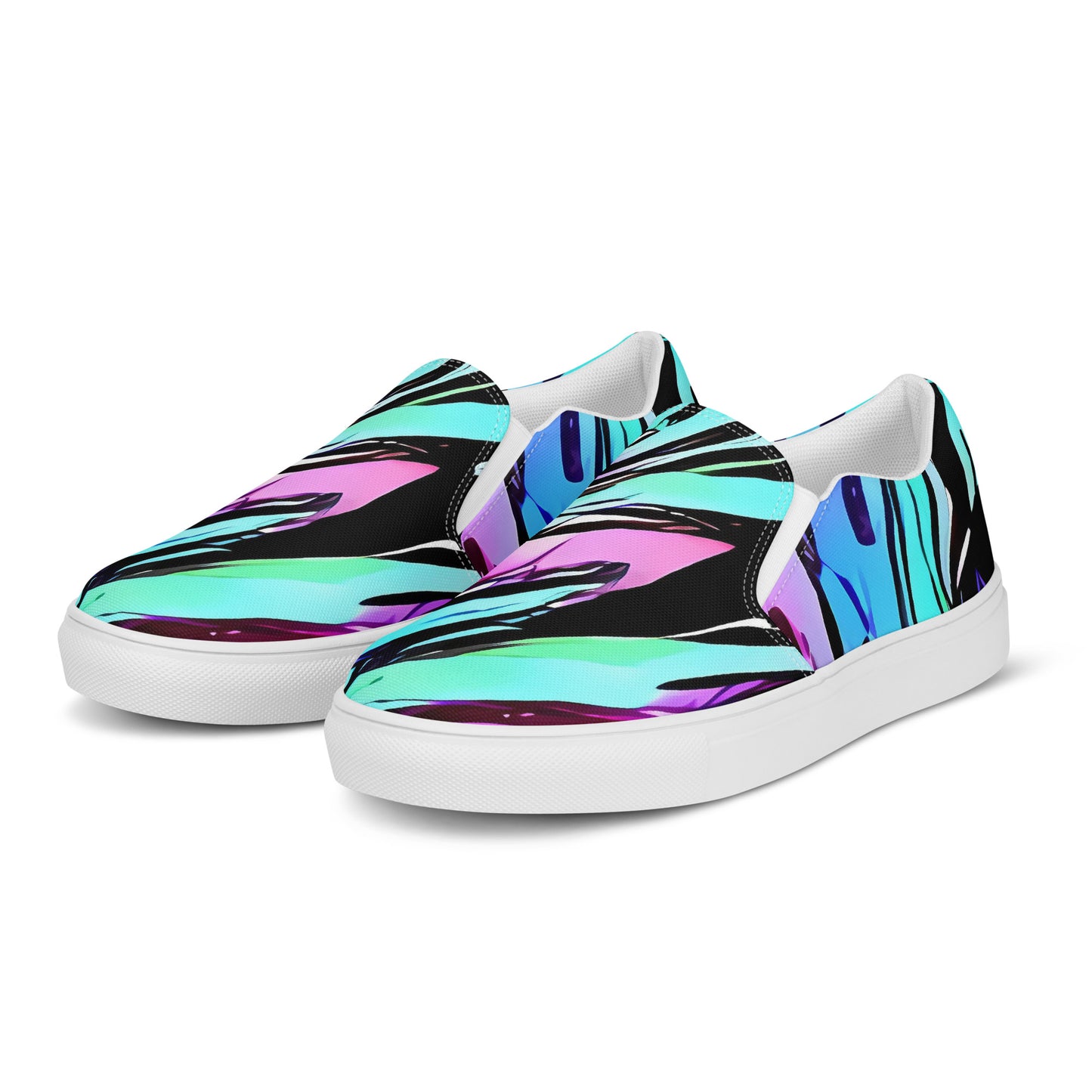 Women's Slip-On Canvas Shoes - Gemstone Rush
