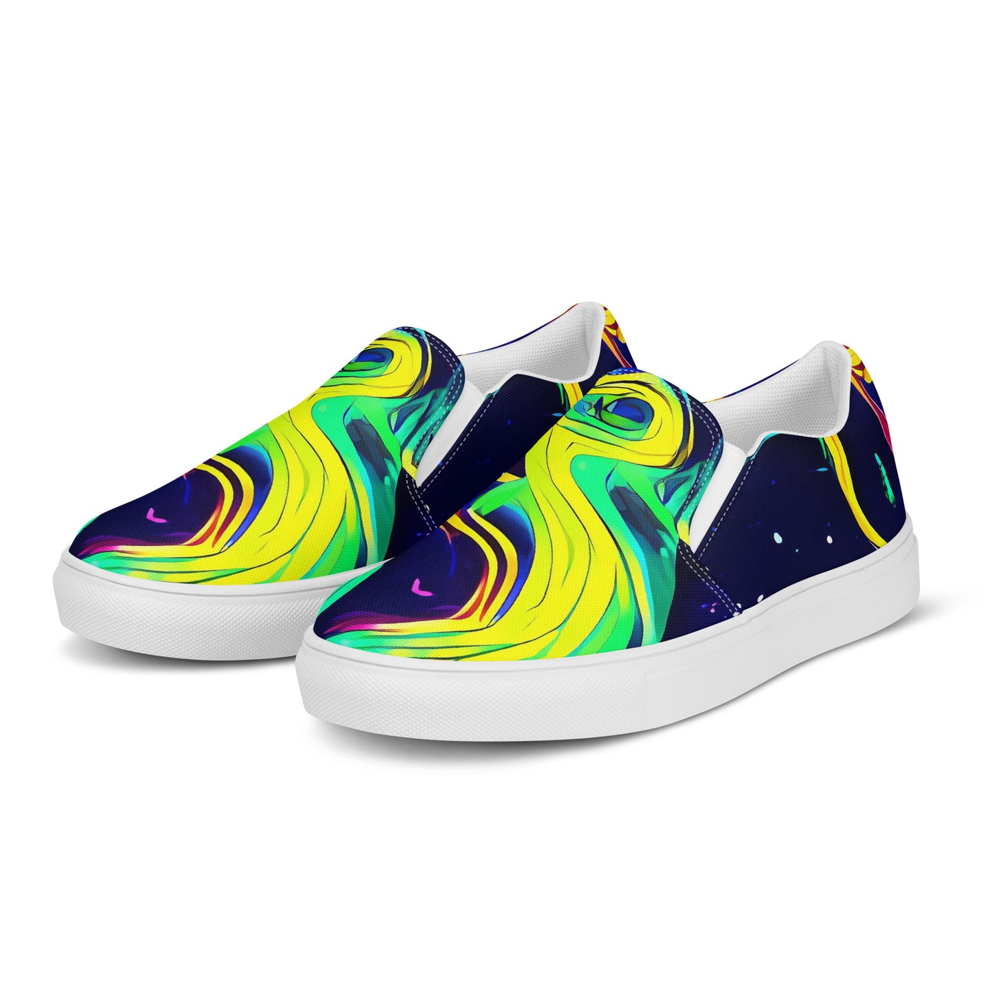 Women's Slip-On Canvas Shoes - Cheston Swirl