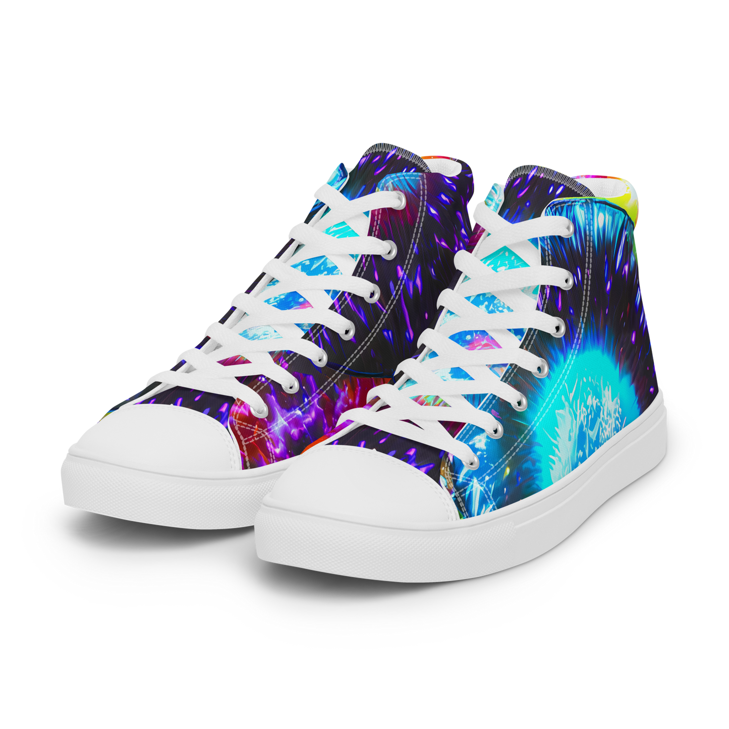 Women's High Top Canvas Shoes - Vriesian Vortex