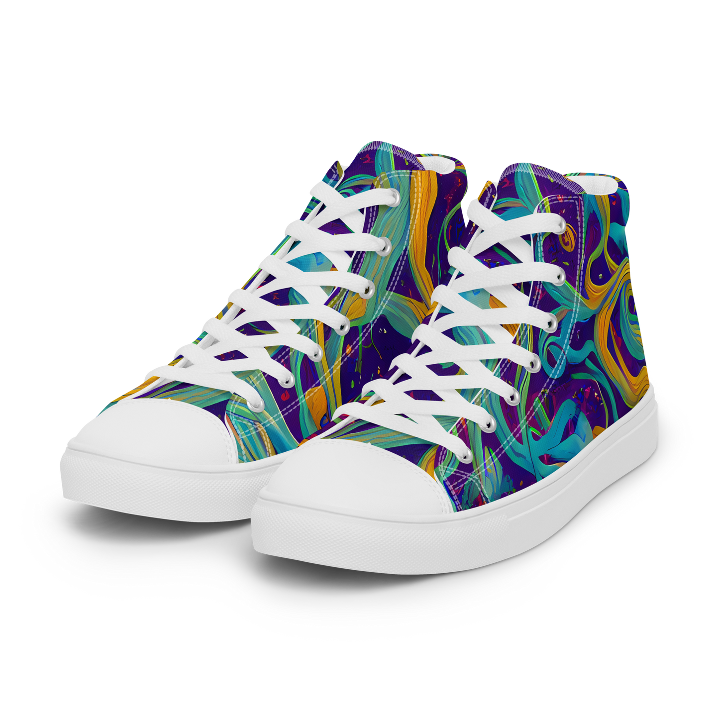 Women's High Top Canvas Shoes - Etherial Entwine