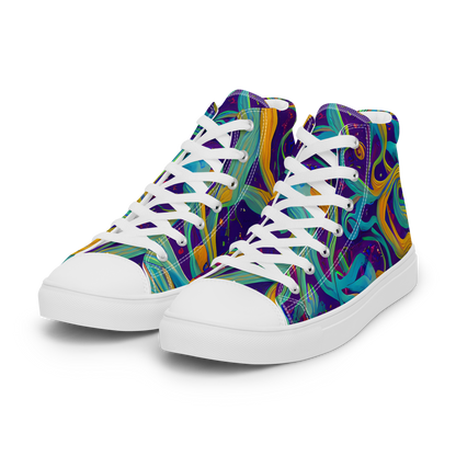 Women's High Top Canvas Shoes - Etherial Entwine