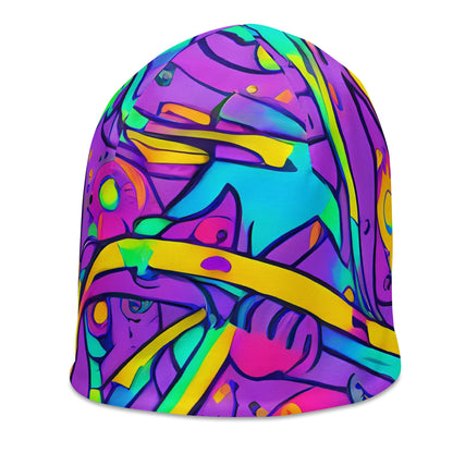 Beanie - Neon Galaxy Whirl