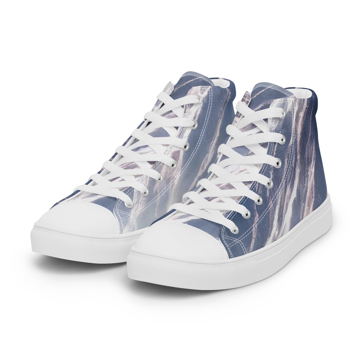 Women's High Top Canvas Shoes - Frosted Zenith