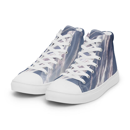 Women's High Top Canvas Shoes - Frosted Zenith