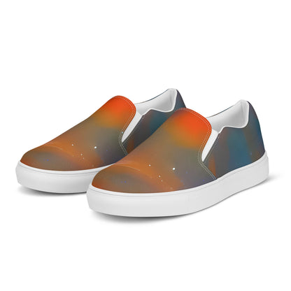 Women's Slip-On Canvas Shoes - Whispering Ember