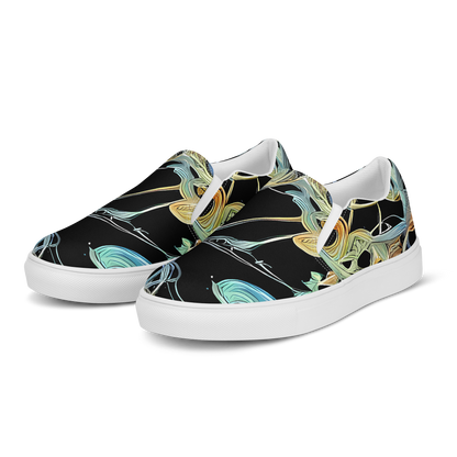 Women's Slip-On Canvas Shoes - Infinite Mist