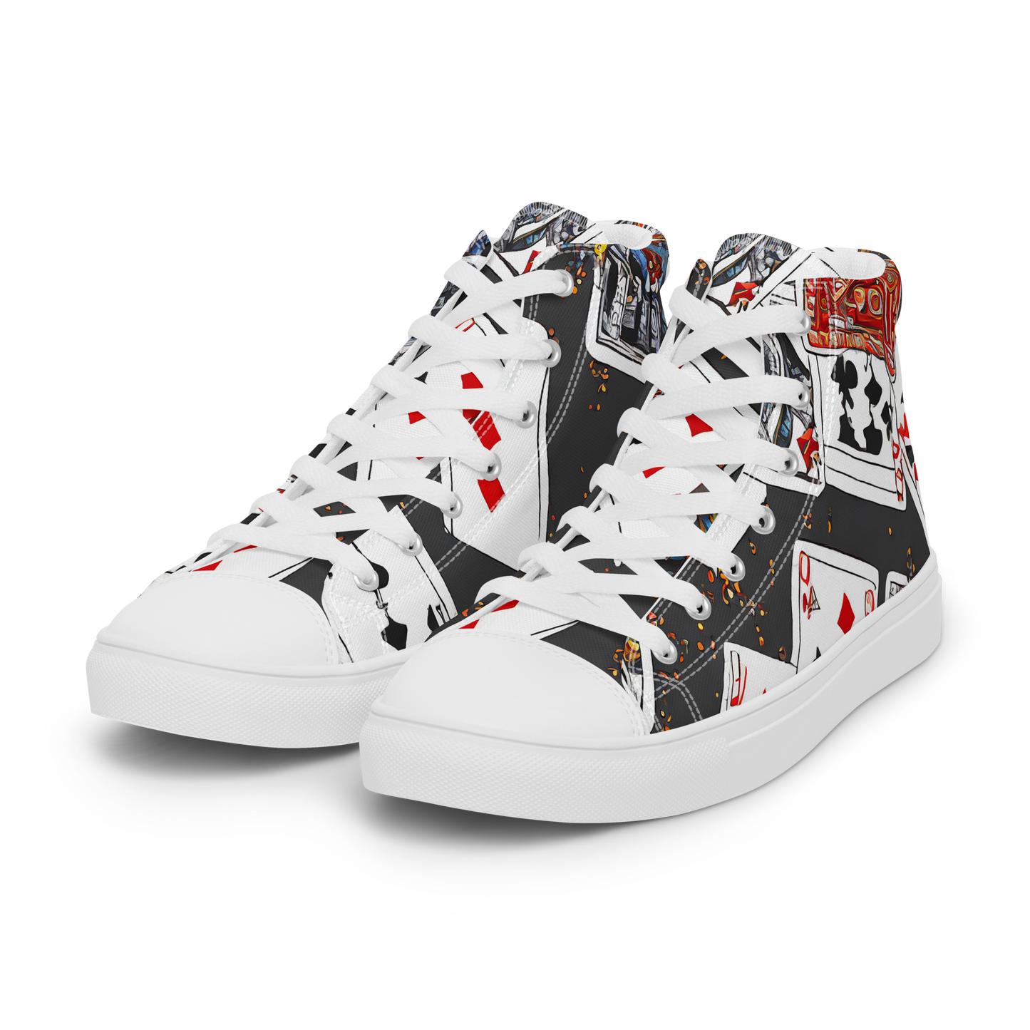 Women's High Top Canvas Shoes - Decked Out Dreams