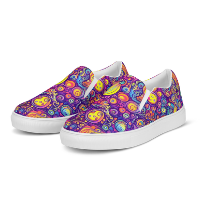 Women's Slip-On Canvas Shoes - Festival of Whimsy