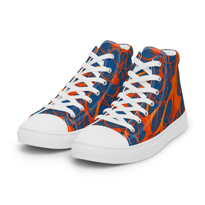 Women's High Top Canvas Shoes - Nautical Ember