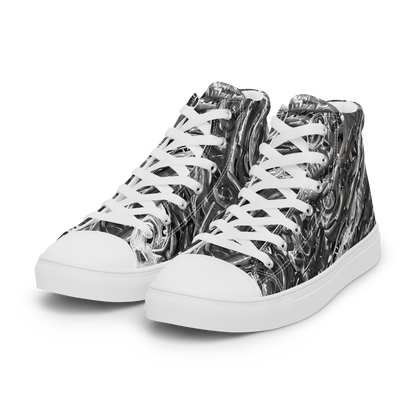 Women's High Top Canvas Shoes - Nebulous Night