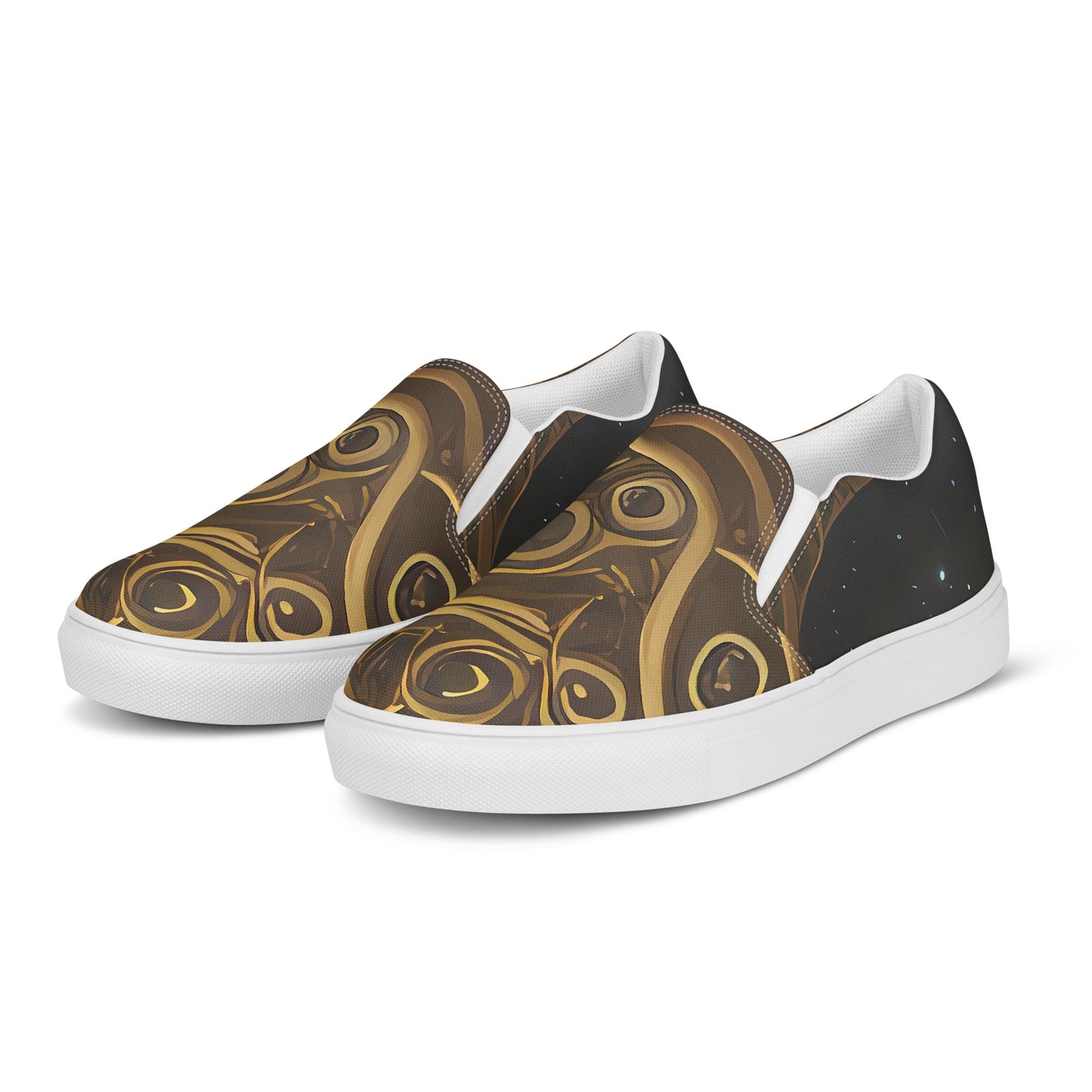Women's Slip-On Canvas Shoes - Ethereal Coils