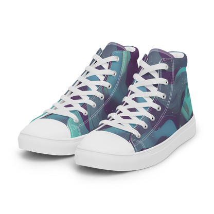 Men's High Top Canvas Shoes - Ethereal Dreamscape