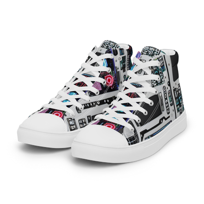 Women's High Top Canvas Shoes - Wired Wonders