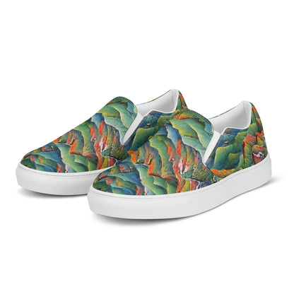 Women's Slip-On Canvas Shoes - Elysian Terrain