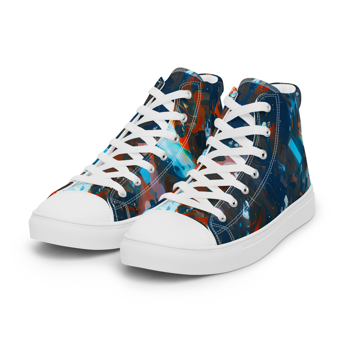 Women's High Top Canvas Shoes - Ghenie's Whirl