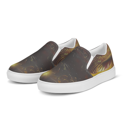 Women's Slip-On Canvas Shoes - Quantum Illusions