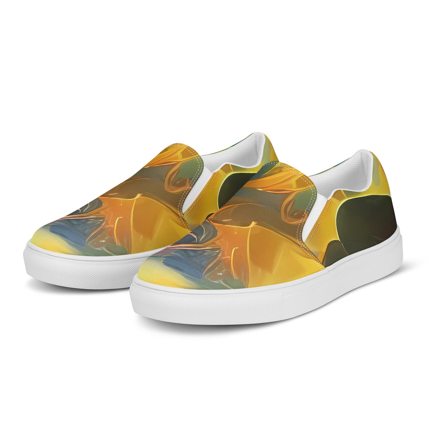 Men's Slip-On Canvas Shoes - Ethereal Glow