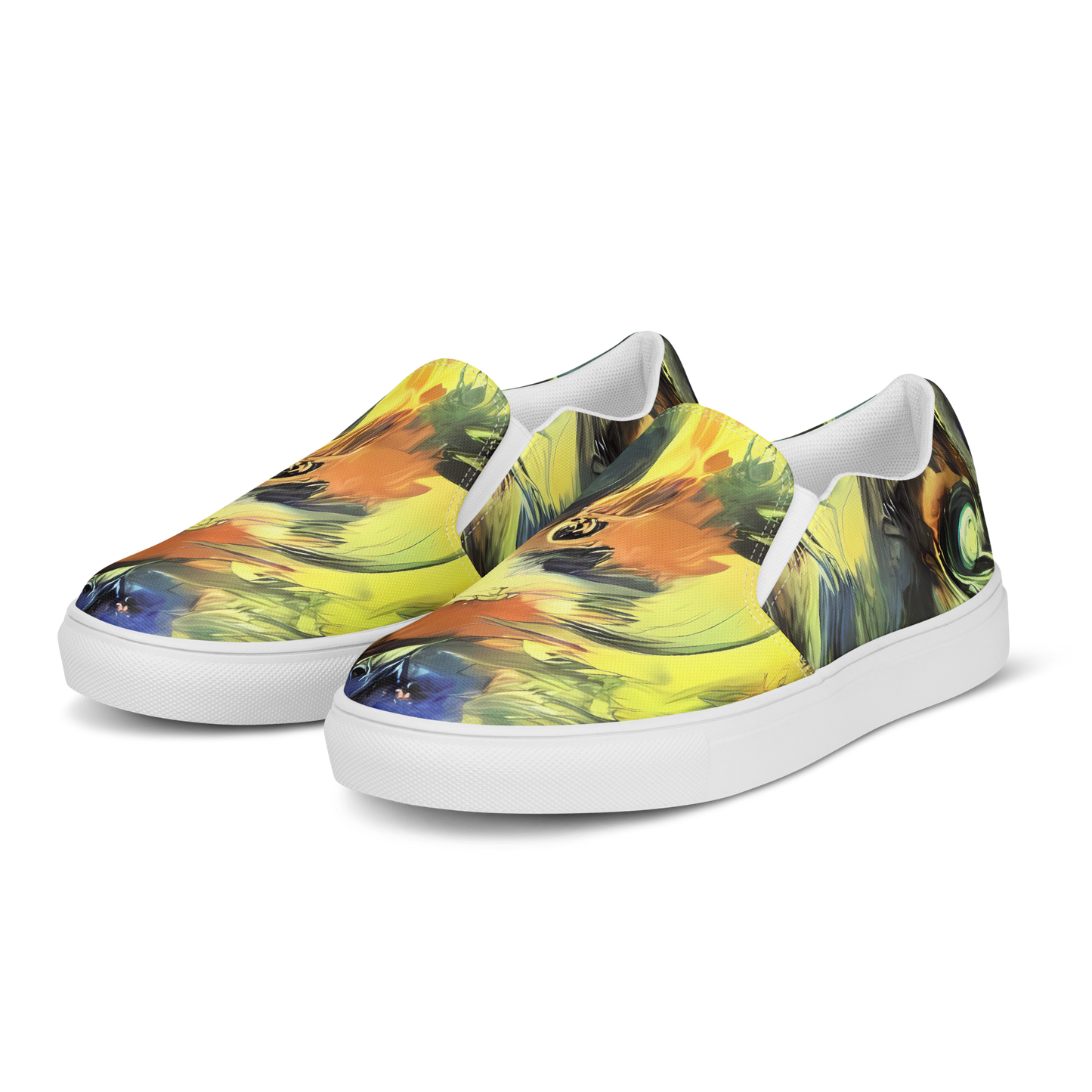 Men's Slip-On Canvas Shoes - Seve Swirl