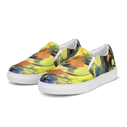 Men's Slip-On Canvas Shoes - Seve Swirl