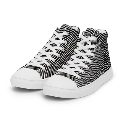 Women's High Top Canvas Shoes - Silent Currents