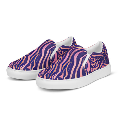 Men's Slip-On Canvas Shoes - Ethereal Etch