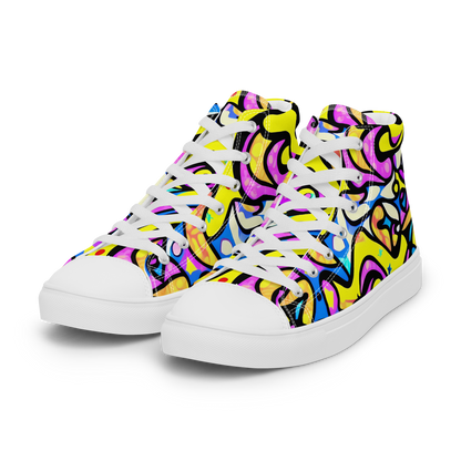 Men's High Top Canvas Shoes - Britto's Odyssey