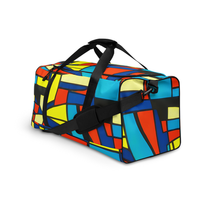 Duffle Bag - Neon Fractals