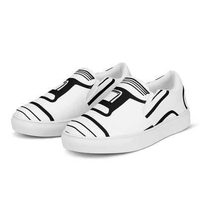 Women's Slip-On Canvas Shoes - Techno Echo