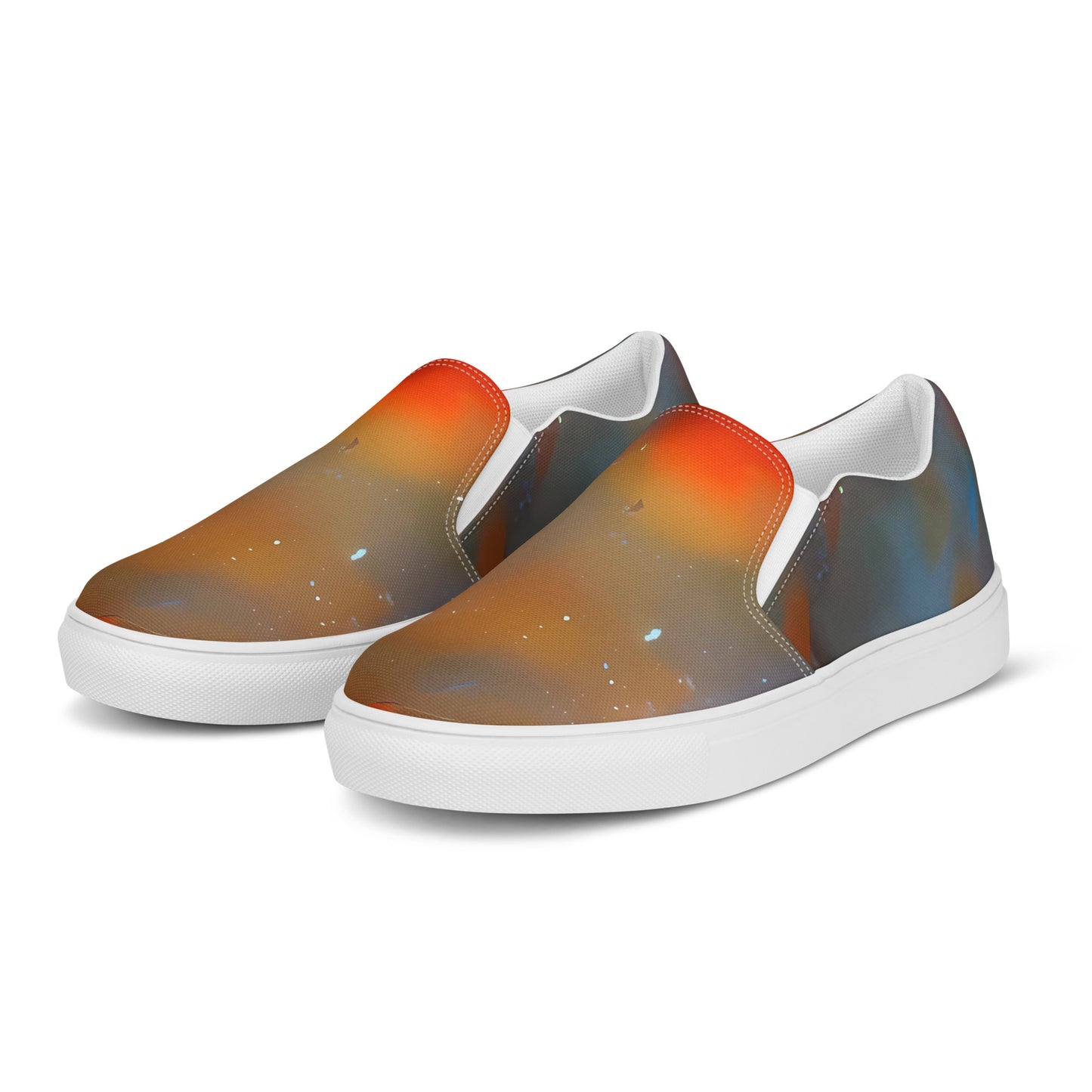 Men's Slip-On Canvas Shoes - Inferno Ballet