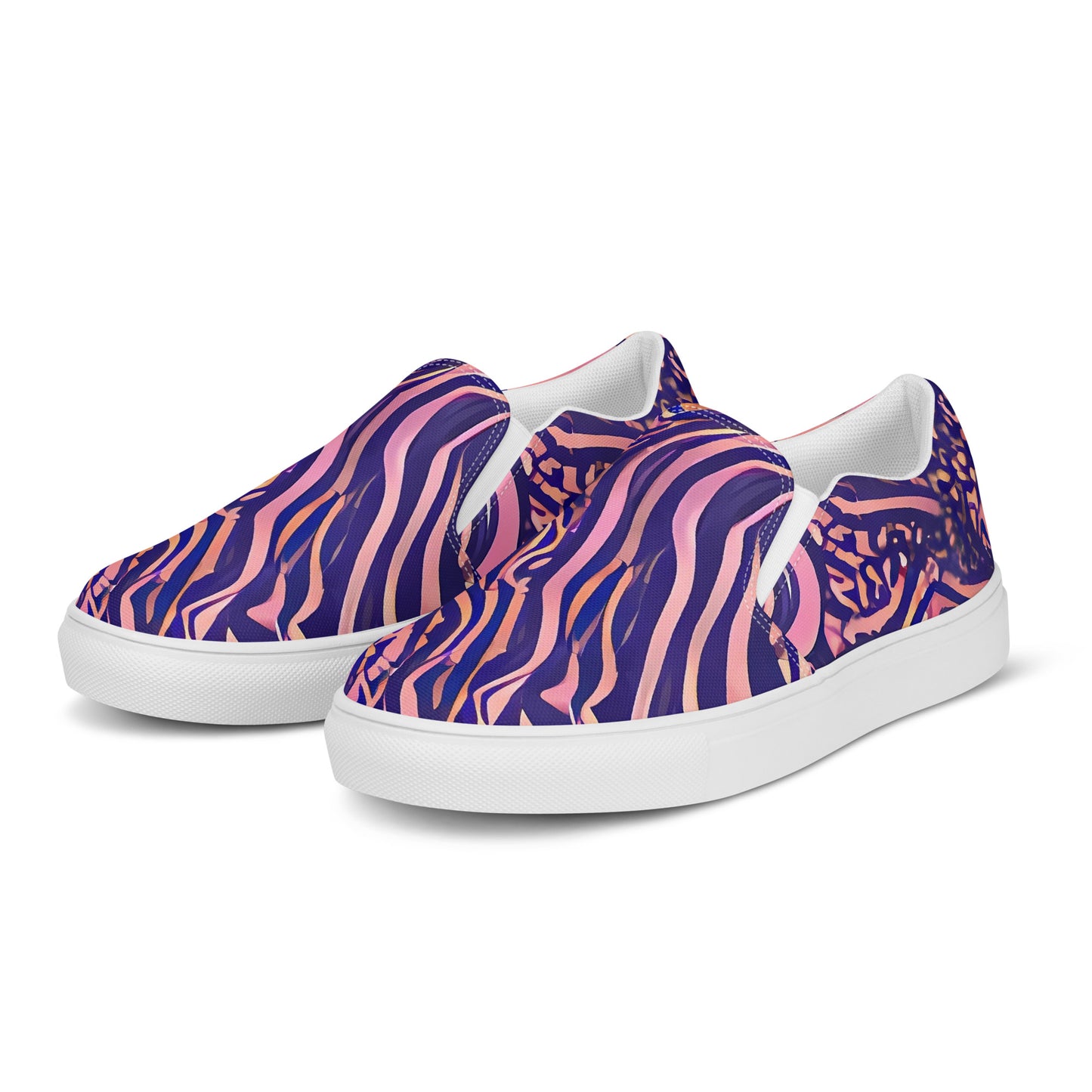 Women's Slip-On Canvas Shoes - Ethereal Etch