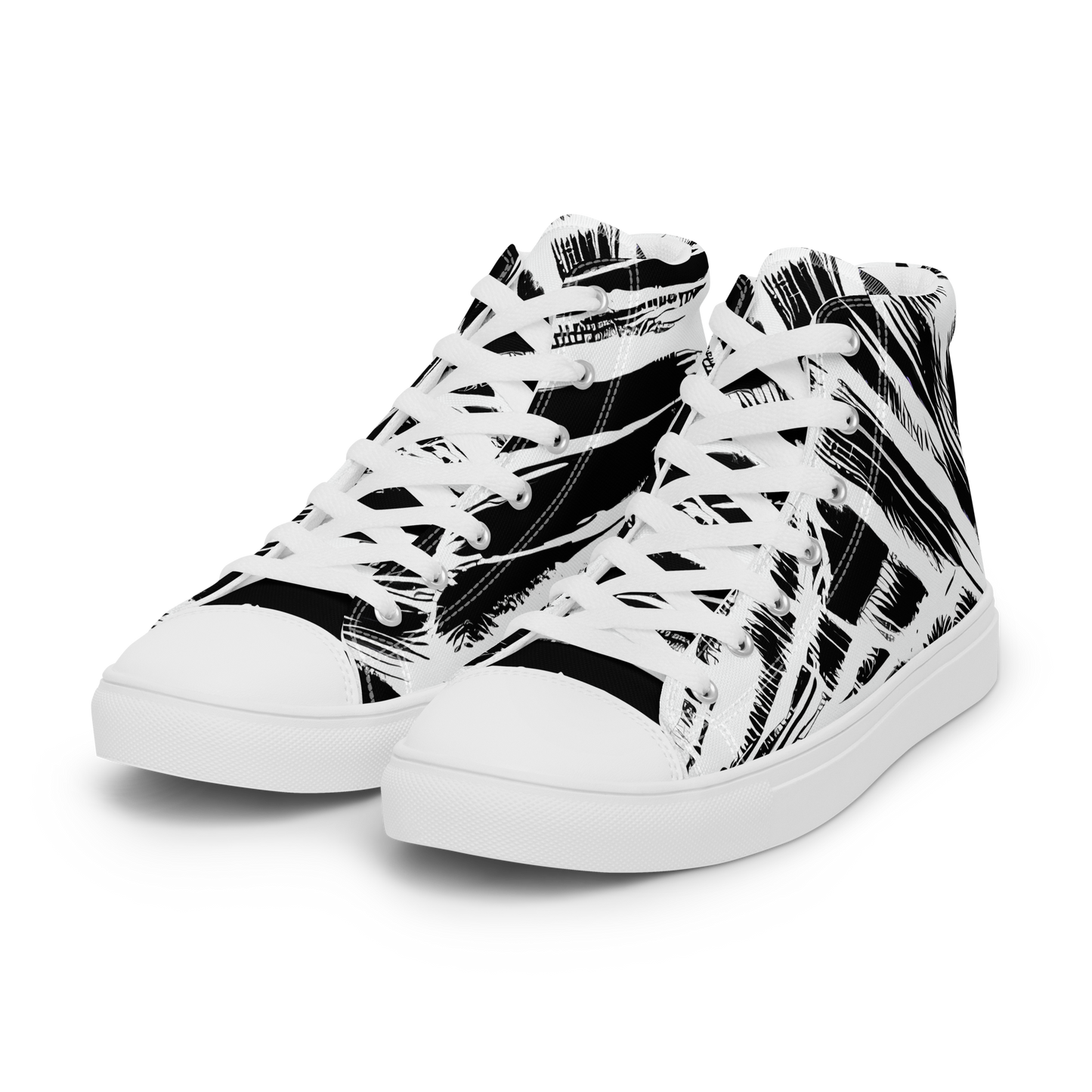 Women's High Top Canvas Shoes - Silent Thunder