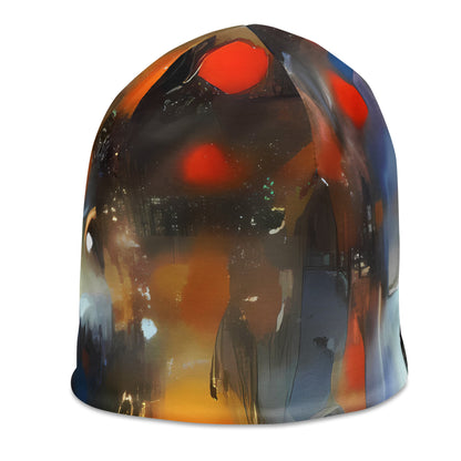 Beanie - Abstract Aqua