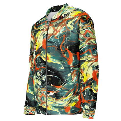 Bomber Jacket - Fluid Firestorm