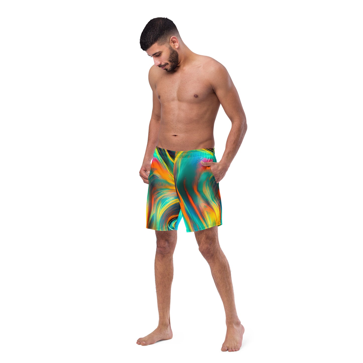 Swim Trunks - Flameflow Artistry