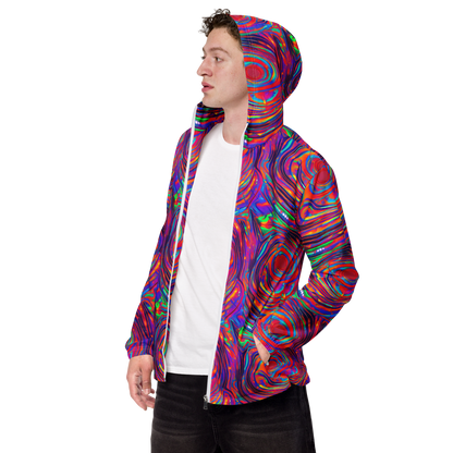 Men's Windbreaker - Quantum Spiral