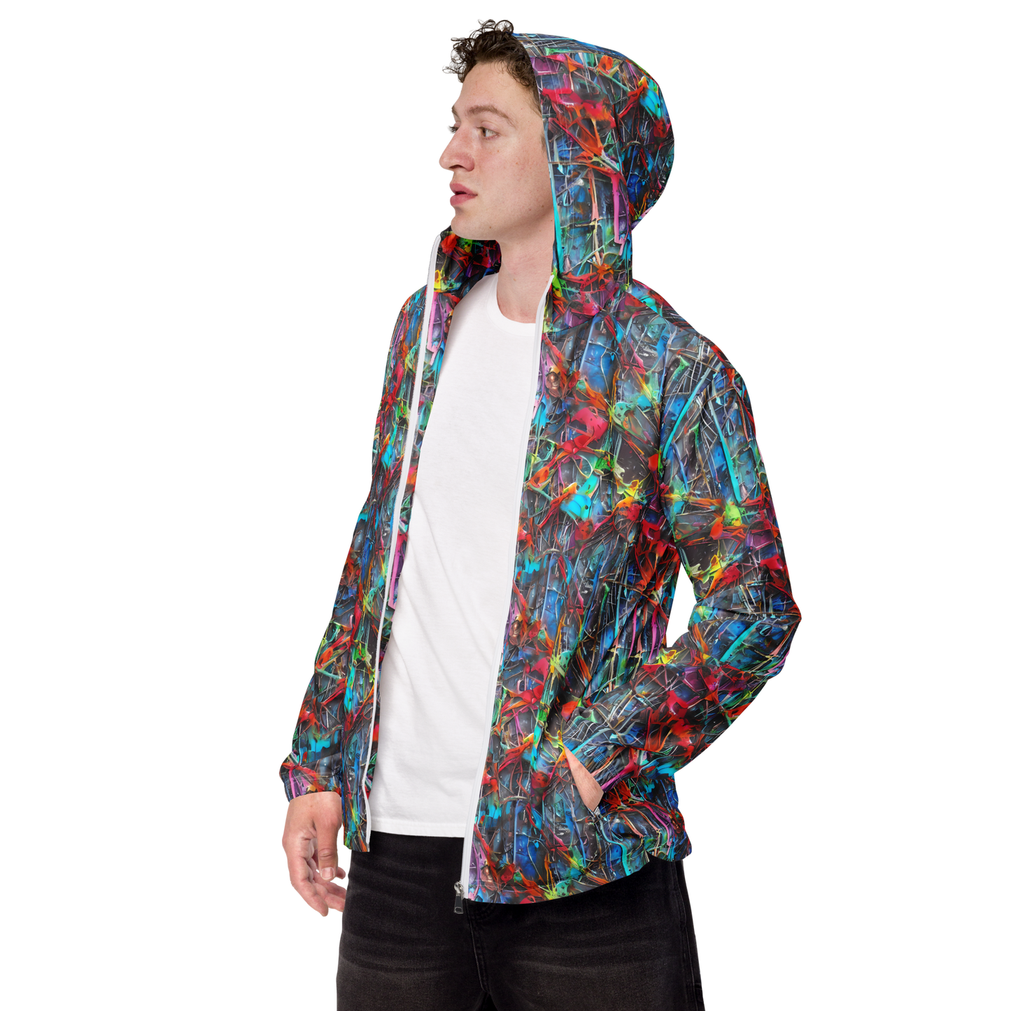 Men's Windbreaker - Junkyard Jewel