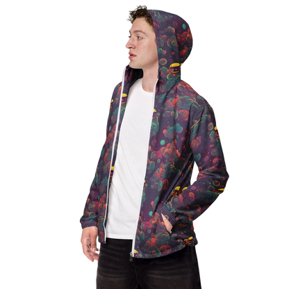 Men's Windbreaker - Nebula Dreamscape