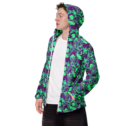 Men's Windbreaker - Alien Ripples