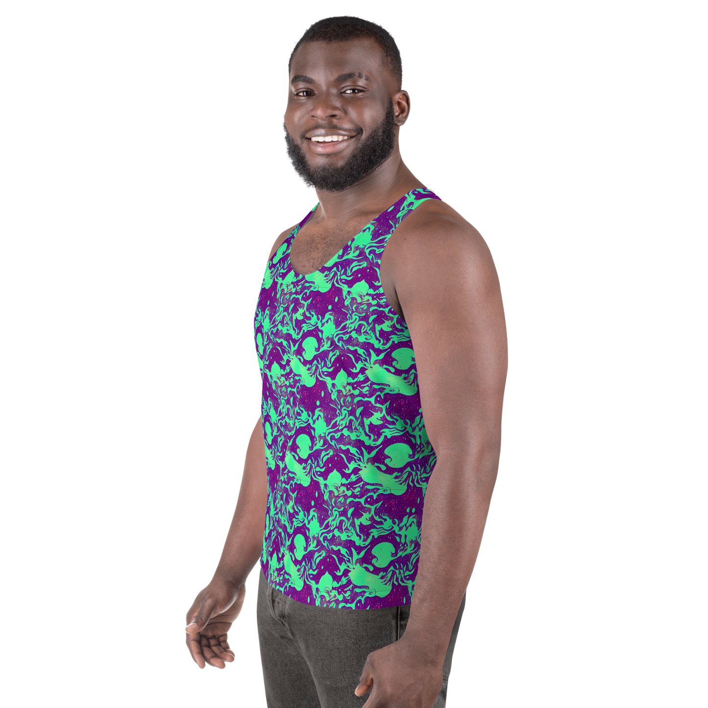 Men's Tank Top - Alien Ripples