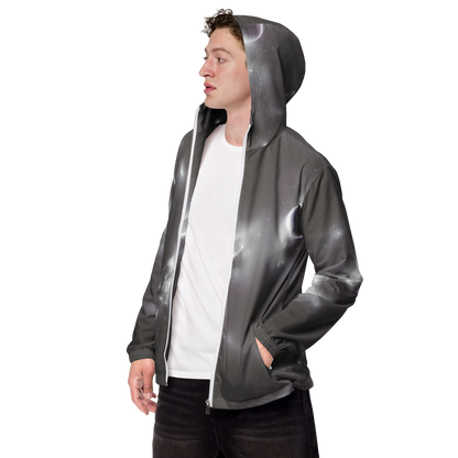 Men's Windbreaker - Silver Nebula