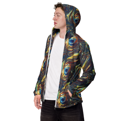 Men's Windbreaker - Celestial Vortex